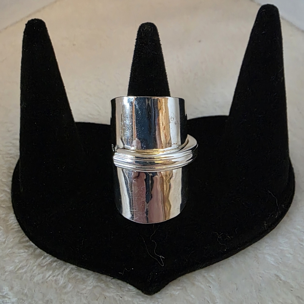 Silver Spoon Ring - image 1